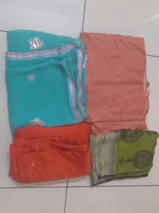 4 sarees
