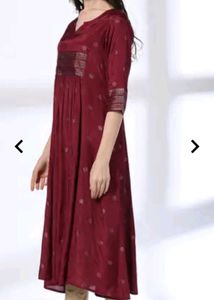 New Unused Xxl Elegant Maroon Kurta