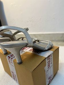 Metro Embellished Silver Heels