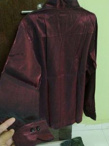 Party Wear Shine Shirts One Time Used