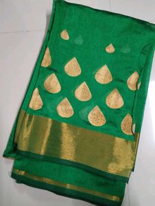 Elegant Green Saree