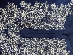 Embroidered Blue Kurta