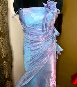 Lolita Aqua Mermaid Kawali Y2k Ruffle Dress