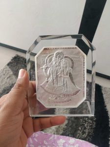 999 Silver Stand Radhakrishna Frame