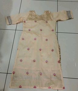 Embroidered Kurta set with Dupatta