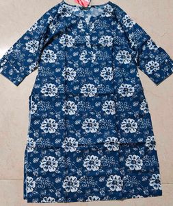 blue kurti