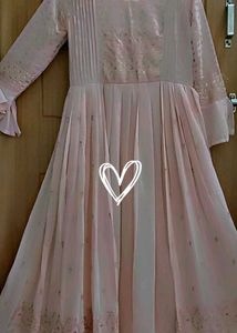 Elegant Blush Pink Maxi Dress
