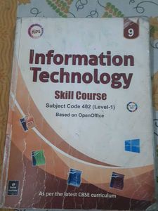 Information Technology IT Book For Class 9