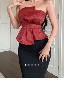 Asymmetric Tube top