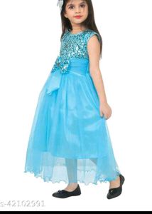 Blue Party Dress For Girls💙