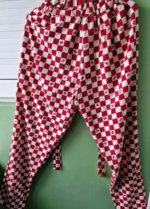 Women Pant Chess Board Design