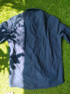 Navy Blue Casual Shirt