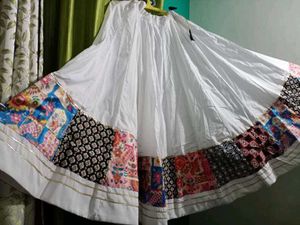White Chaniya/Ethinic Skirt