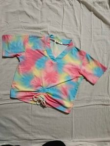 Tie-dye Crop Top