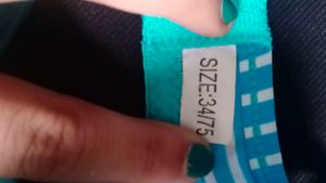 Striped Blue Bra
