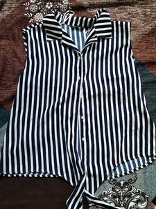 Striped Sleeveless Top