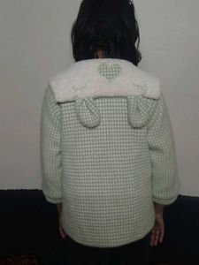 Cute Girl&#39;s Checkered Jacket