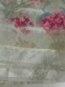 Floral Print Saree