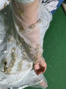 Elegant White Ethnic Gown