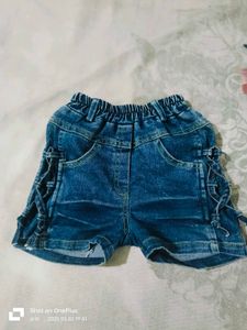 Baby Girls Top And Hot Pant Set