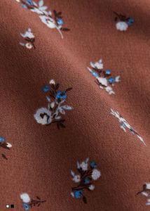 H&amp;M Divided Floral Brown Dress - US 12