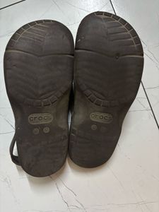 Brown Crocs Flip Flops