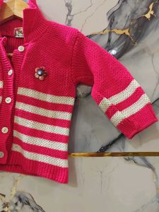 new Cute Pink Kids Cardigan Sweater upto ⁵ years