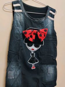 Cute Bow Tback Top 🖤🎀