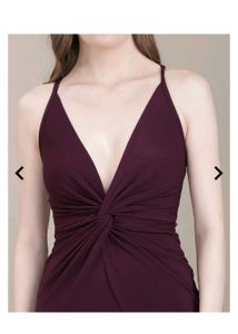 Elegant Plum Maxi Dress