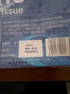 facial tissue pack of 2
