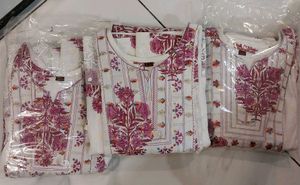 ON SALE- NEW- ANARKALI Print Kurta set with Duppat