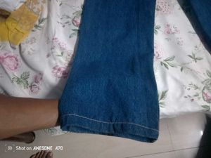 Wide Leg Denim Jeans