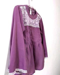 Purple Lace Top