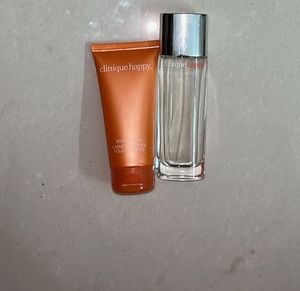 Clinique Happy Perfume & Body Cream Set