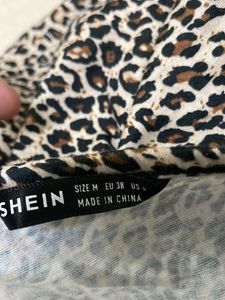 Shein Animal Print Crop Top