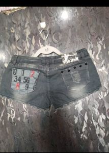 Denim Mini Shorts