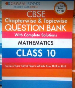 Oswaal CBSE Class 10 Mathematics Question Bank