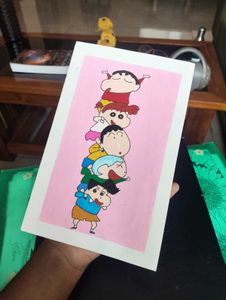 Shinchan and friends art piece