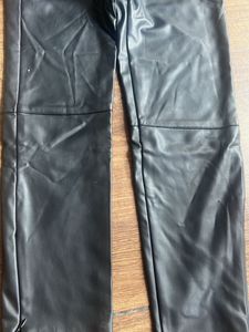 Zara Faux Leather Pants 164cm