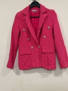 Pink Double Breasted Blazer 💘