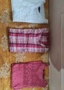 Combo Straight Cut Kurtis