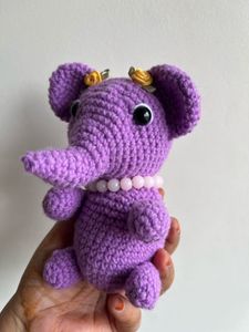 Crocheted Elephant Plushie