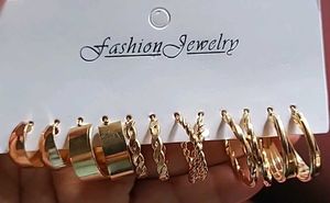 New Hoop Earring Set [6pairs]