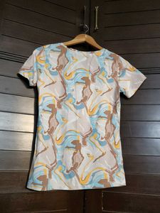 Homey Women Printed Cotton Casual Tshirt