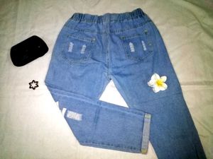 Cute Graphic Denim Jeans