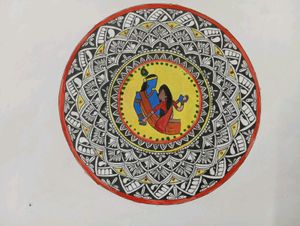 Radha Krishna Artwork