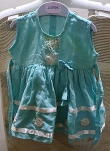 Baby Girl Sky Blue Frock