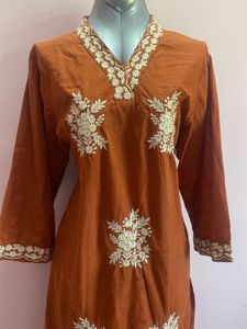 Embroidered Long Cord Set