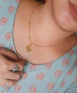 Gold Toned Coin Neckpiece🪙