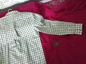 Craft Brand Shirt For Men - Green Stripes